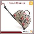 Customized Polyester Vintage Trolley Travel luggage bags cases